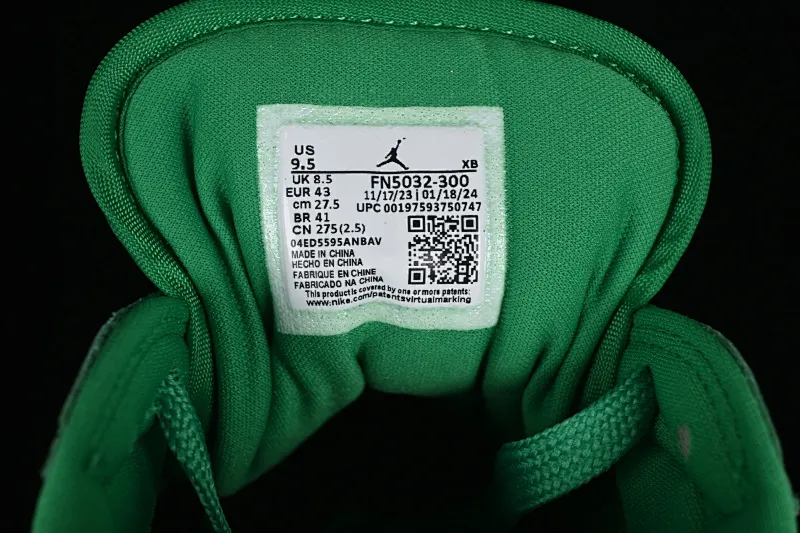 All categories Air Jordan Jordan series basketball shoes Air Jordan 1 Low Air Jordan 1 Low "Method of Make" AJ1 Joe 1 green and gold low-top cultural and leisure sports sneakers FN5032-300